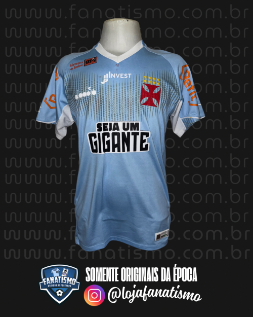 Camisa do Vasco Oficial Goleiro Azul Diadora 2018 #55 João De Jogo G