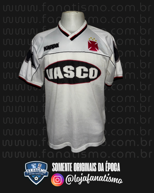 Camisa do Vasco Oficial Treino Branca Kappa 1998 G
