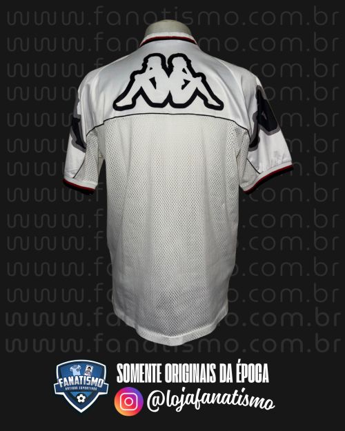 Camisa do Vasco Oficial Treino Branca Kappa 1998 G - Imagem 2