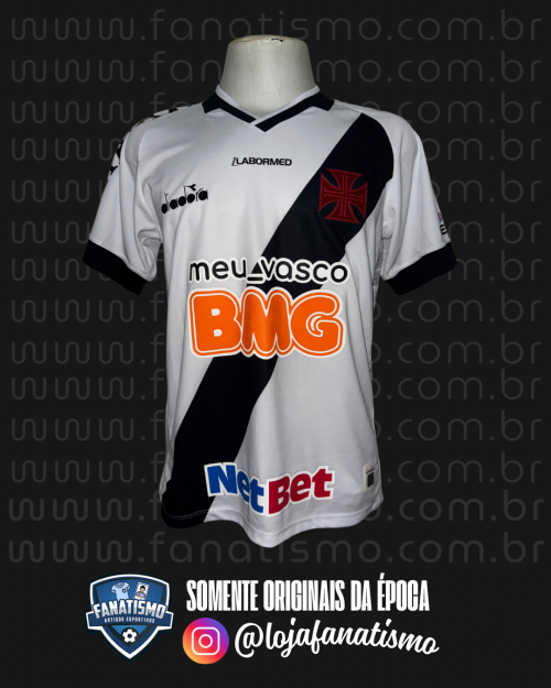 Camisa do Vasco Oficial II Diadora 2019 #20 Marcos Jr. Usada em Jogo M