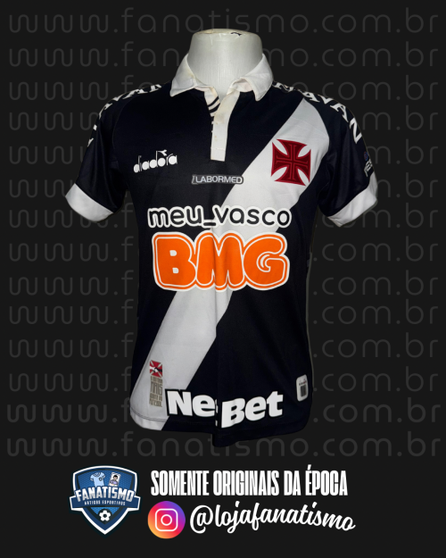 Camisa do Vasco Oficial I Diadora 2019 #14 German Cano Usada em Jogo P