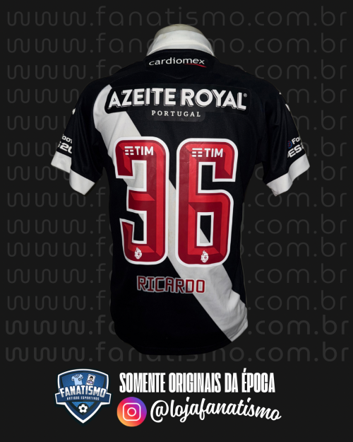 Camisa do Vasco Oficial I Diadora 2019 #36 Ricardo Graça Usada em Jogo M - Imagem 2