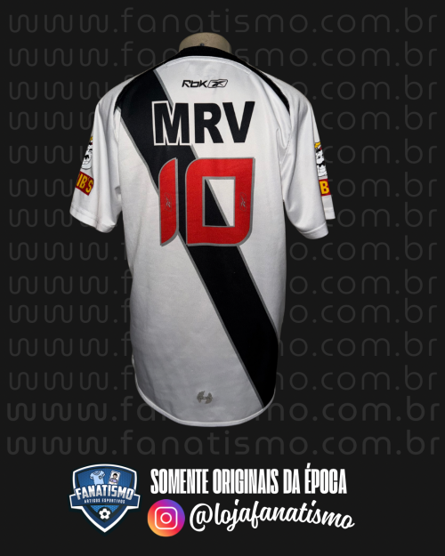 Camisa do Vasco Oficial II Reebok 2008 #10 Edmundo Infantil/Feminina 12 - Imagem 2