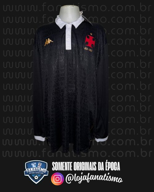 Camisa do Vasco Oficial III Manga Longa Kappa 2023/2024 Nova 7G