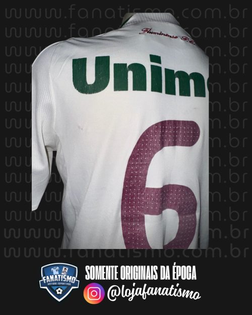Camisa do Fluminense Oficial II Adidas 2008 #6 Usada em Jogo - Imagem 4