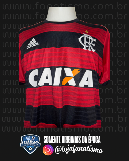 Camisa do Flamengo Oficial I Adidas 2018/2019 S/Nº G - Imagem 3