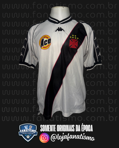 Camisa do Vasco Oficial II Kappa 1999/2000 #10 Edmundo G