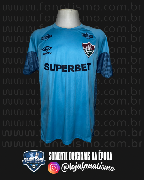 Camisa do Fluminense Oficial Goleiro Umbro 2025 #1 Fábio Usada em Jogo vs. VAS G