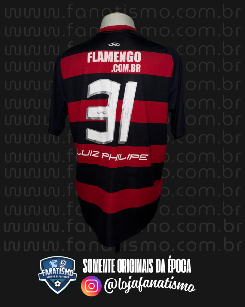 Camisa do Flamengo Oficial I Olympikus 2011 #31 L. Philipe Preparada P/Jogo Nova - Imagem 2