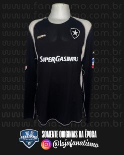 Camisa do Botafogo Oficial Goleiro Manga Longa Kappa 2008 #1 Usada em Jogo GG