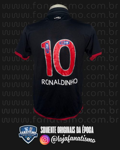 Camisa do Flamengo Oficial III Olympikus 2011 #10 Ronaldinho Gaúcho P - Imagem 2
