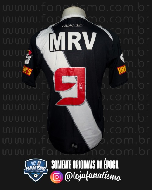 Camisa do Vasco Oficial I Reebok 2008 #9 De Jogo M - Imagem 2