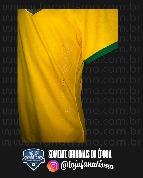Camisa da Seleção Brasileira Oficial I Nike 2014 #15 De Jogo M - Imagem 3