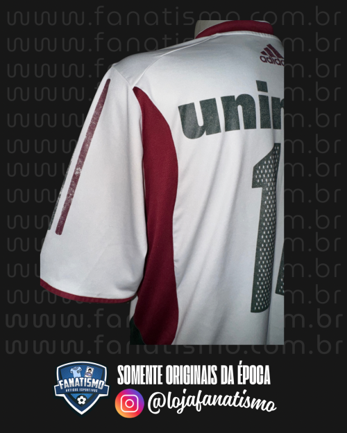 Camisa do Fluminense Oficial II Adidas 2003 #11 Romário GG - Imagem 4
