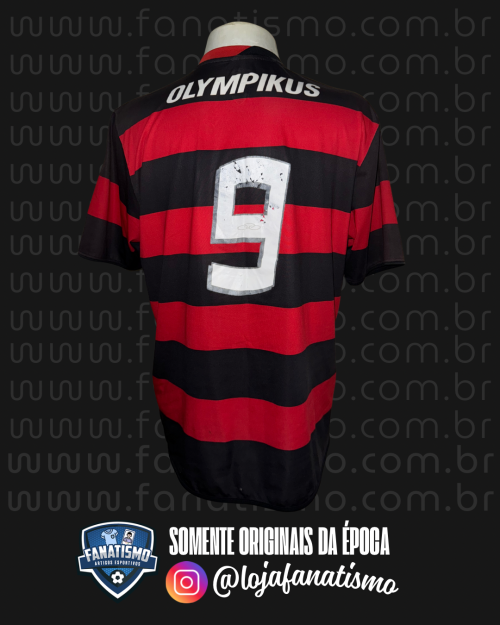 Camisa do Flamengo Oficial I Olympikus 2009 #9 G - Imagem 2