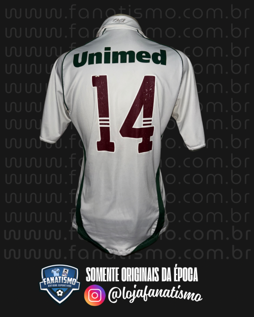 Camisa do Fluminense Oficial II Adidas 2010 #14 De Jogo M - Imagem 2