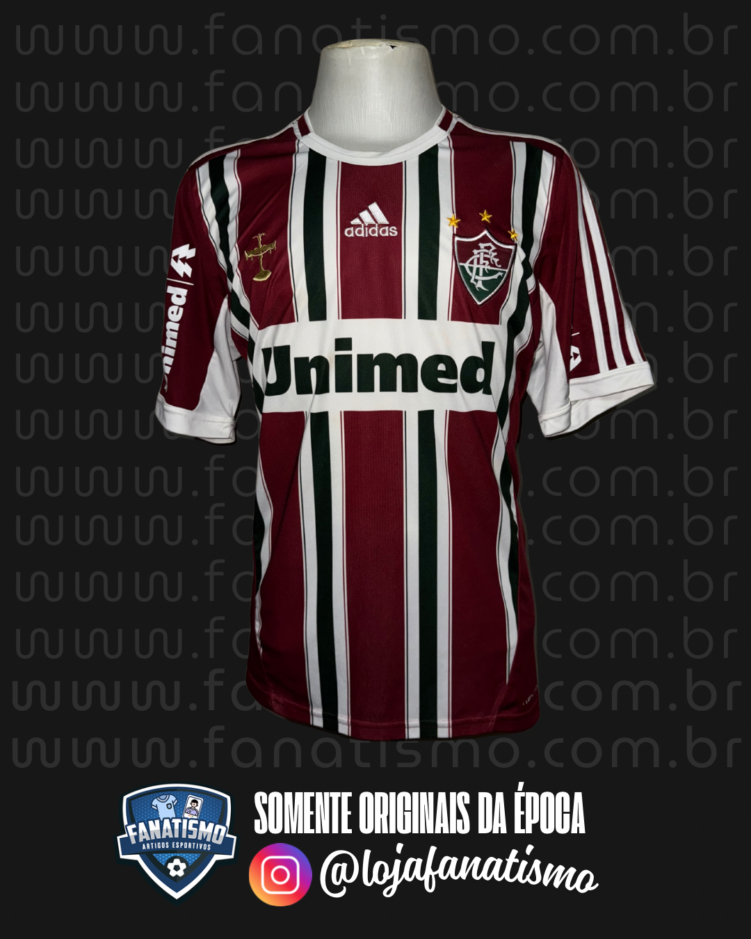 Camisa do Fluminense Oficial I Adidas 2012 S/Nº GG