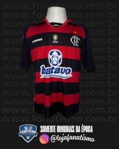 Camisa do Flamengo Oficial I Olympikus 2010 #99 David Usada em Jogo G