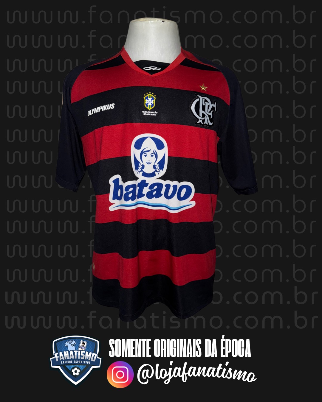 Camisa do Flamengo Oficial I Olympikus 2010 #99 David Usada em Jogo G
