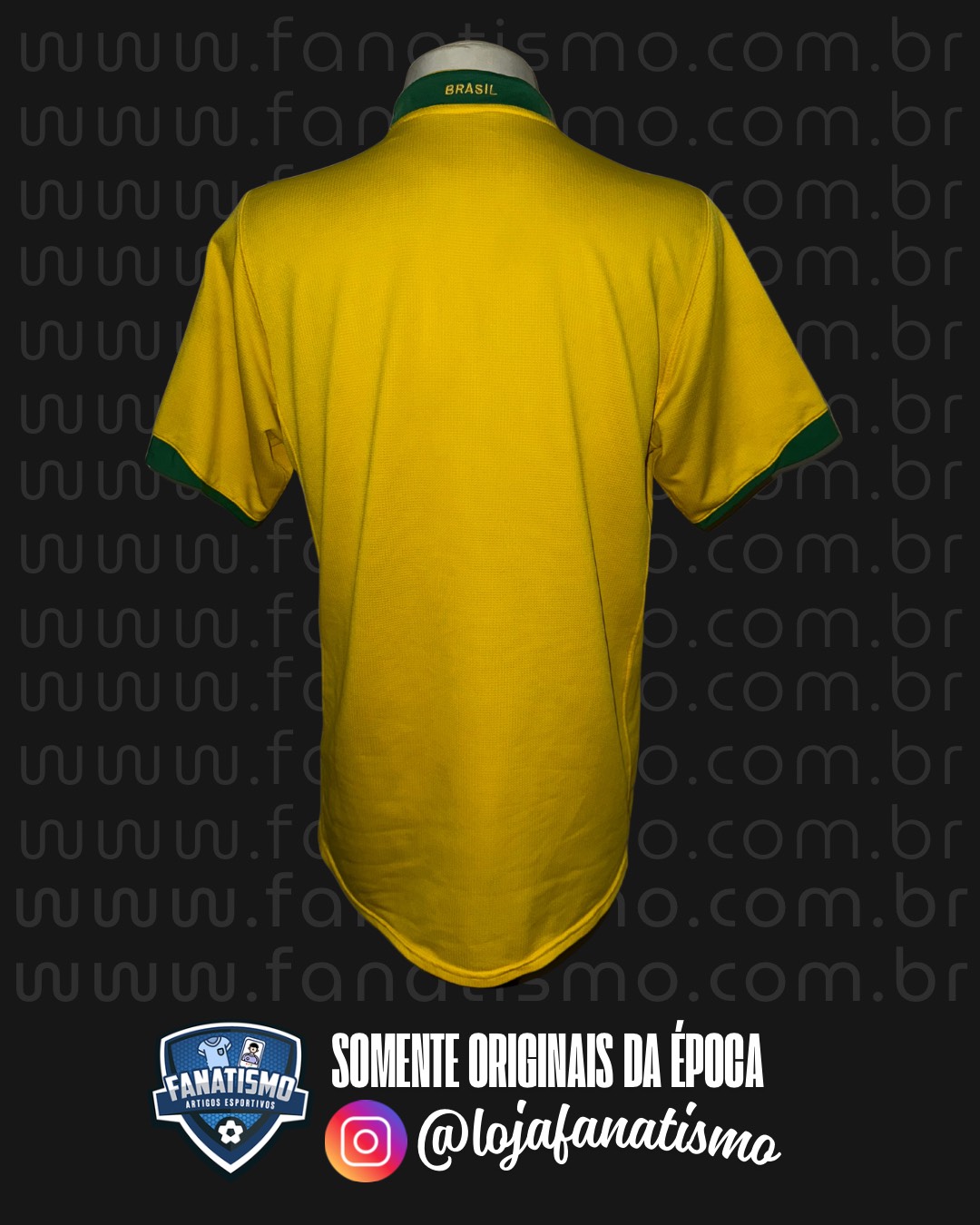 Camisa da Seleção Brasileira Oficial I Nike 2006 S/Nº G - Imagem 2