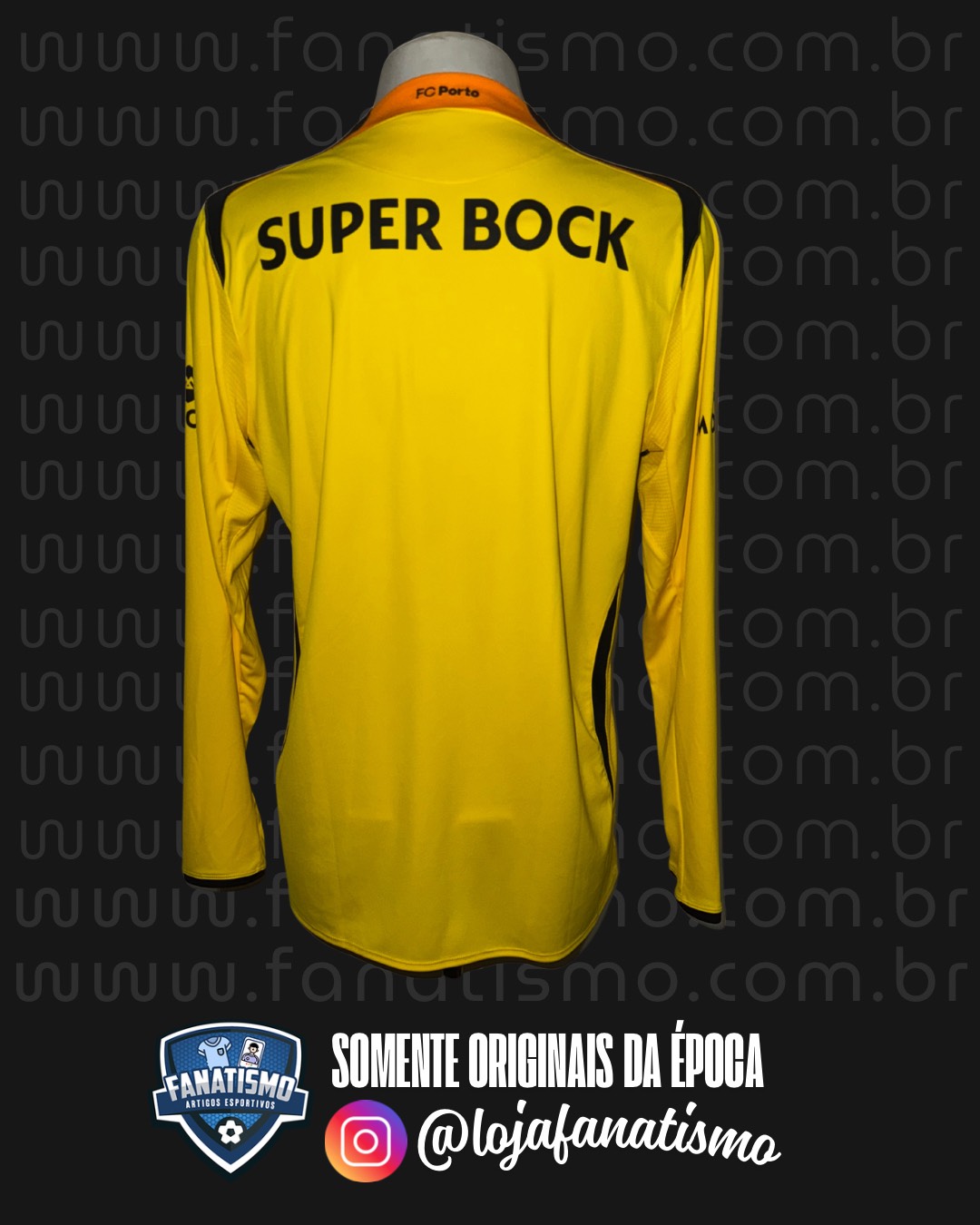 Camisa do Porto Oficial Manga Longa Goleiro Warrior 2014/2015 Nova G - Imagem 2