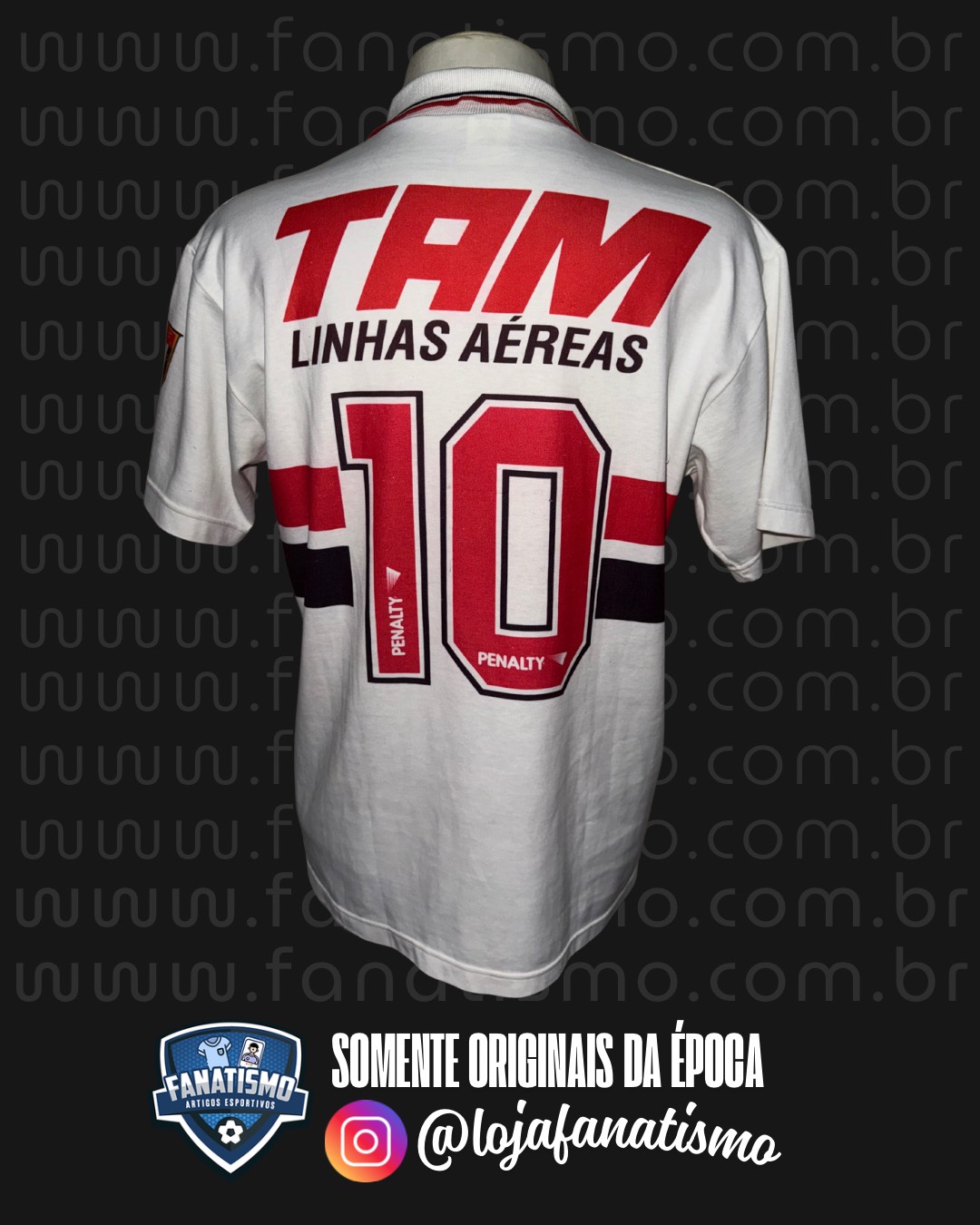 Camisa do São Paulo Oficial I Penalty 1992 #10 Raí G - Imagem 2