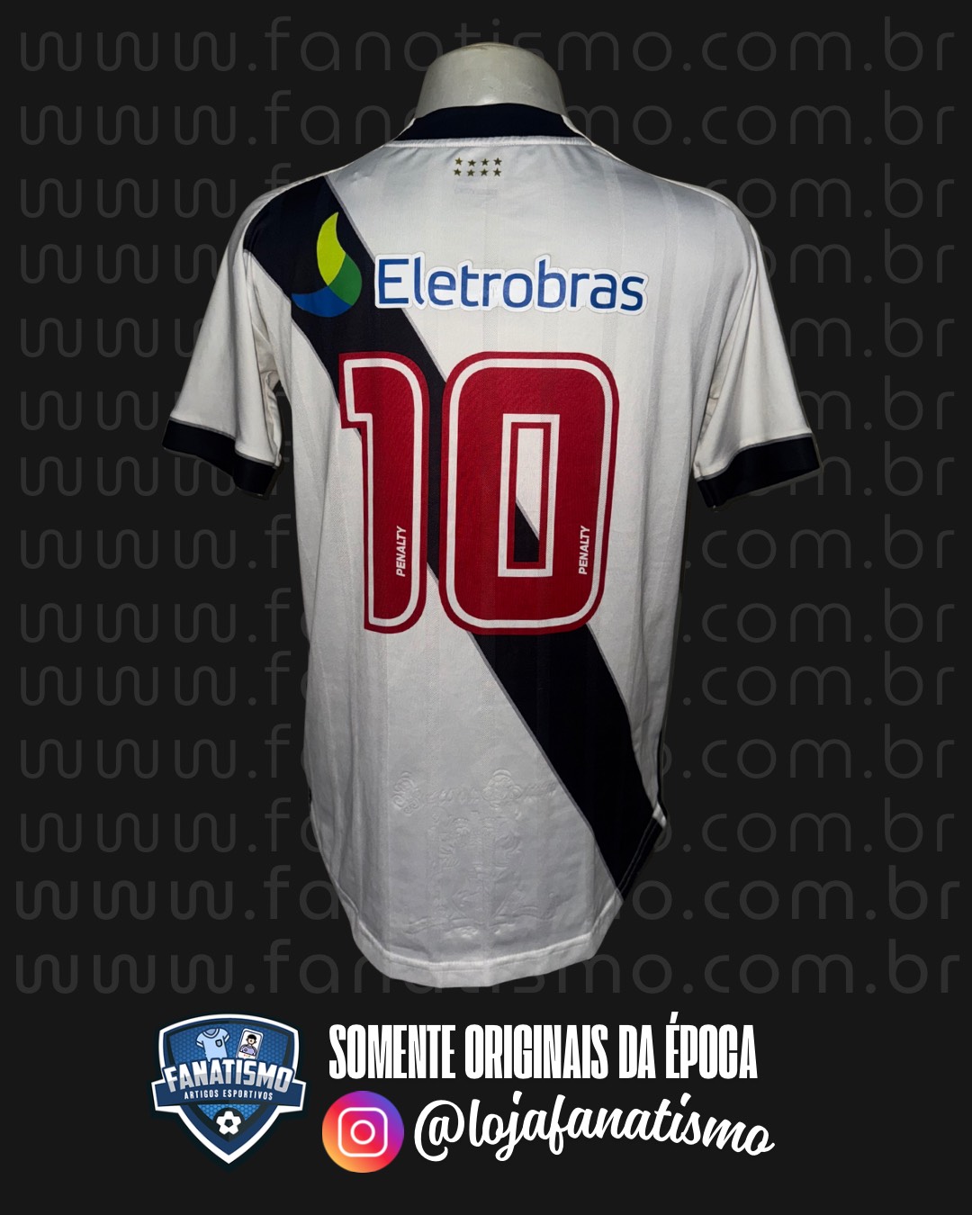 Camisa do Vasco Oficial II Penalty 2010/2011 #10 M - Imagem 2