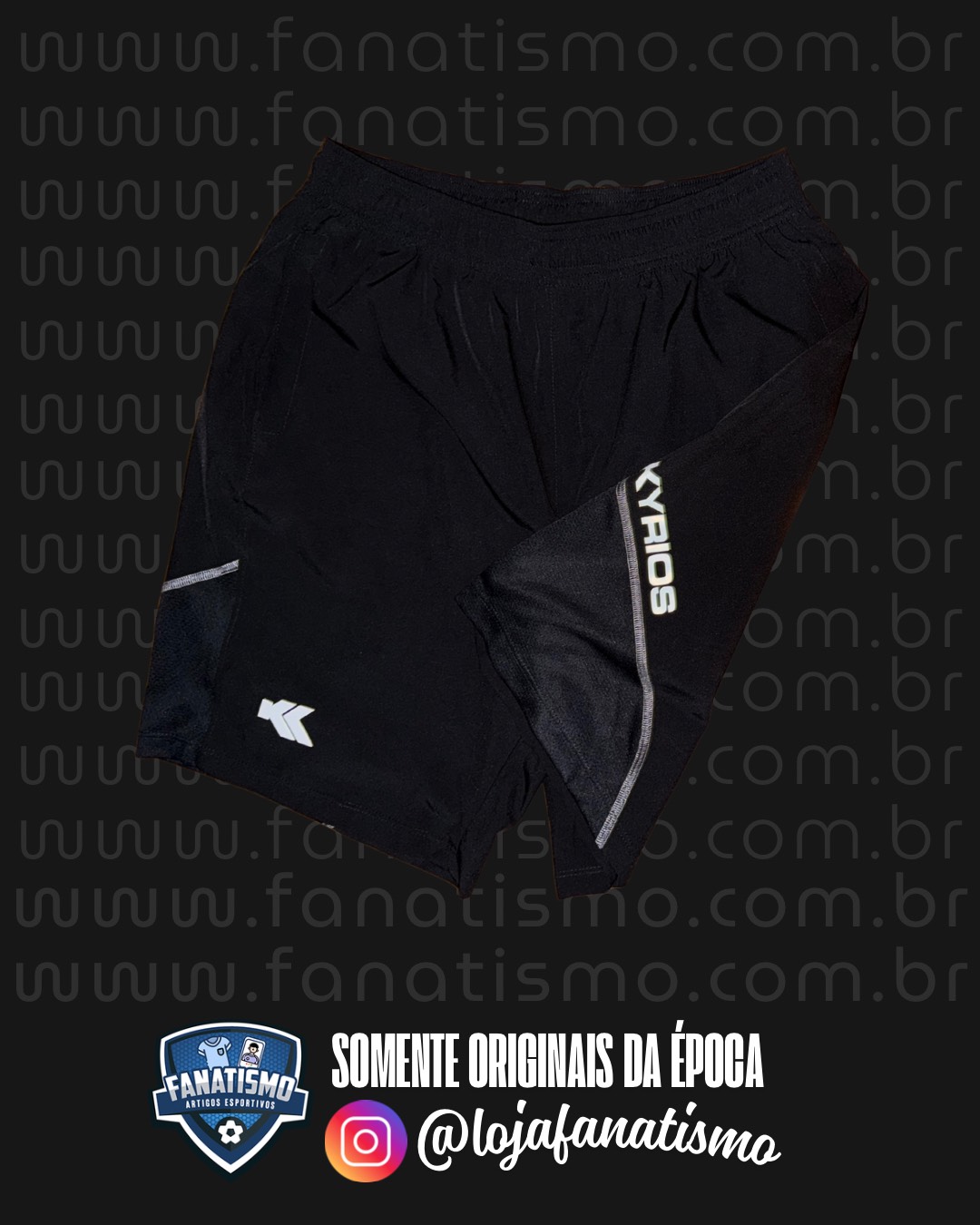 Bermuda do Vasco Oficial Comissão Técnica Futsal Kyrios 2025 Nova - Imagem 2