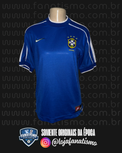 Camisa da Seleção Brasileira Oficial II Nike 1998 Feminina/Infantil
