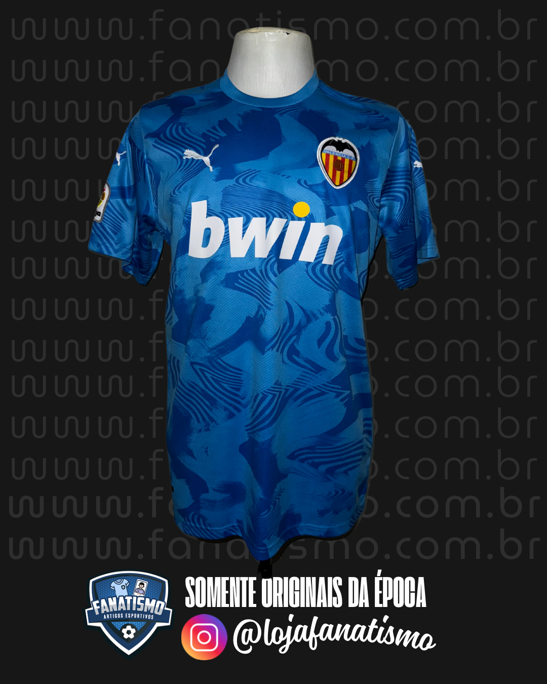 Camisa do Valencia/ESP Oficial III Puma 2019/2020 S/Nº G