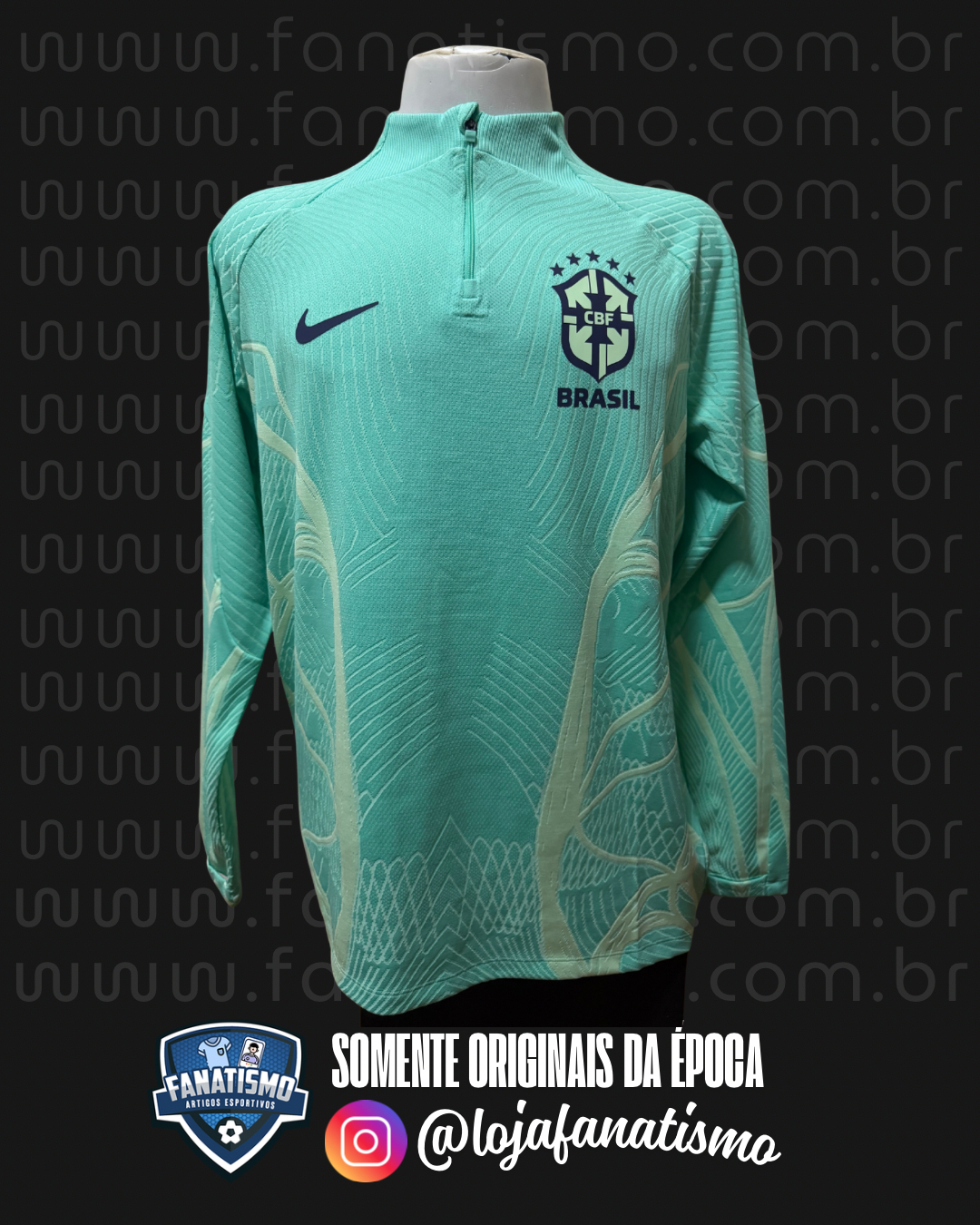 Blusão da Seleção Brasileira Oficial Treino Nike 2023/2024 Novo GG
