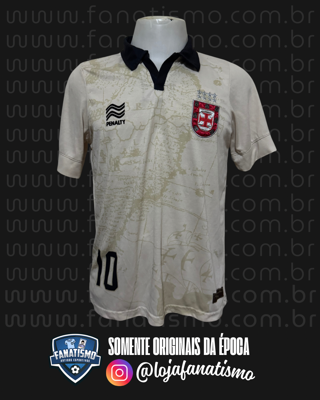 Camisa do Vasco Oficial III Penalty Raizes 2013 #10 M