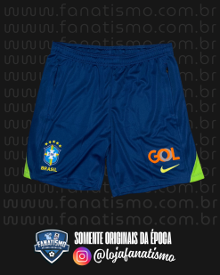 Bermuda da Seleção Brasileira Oficial Treino Comissão Técnica Nike 2023/2024 C/Bolsos Nova