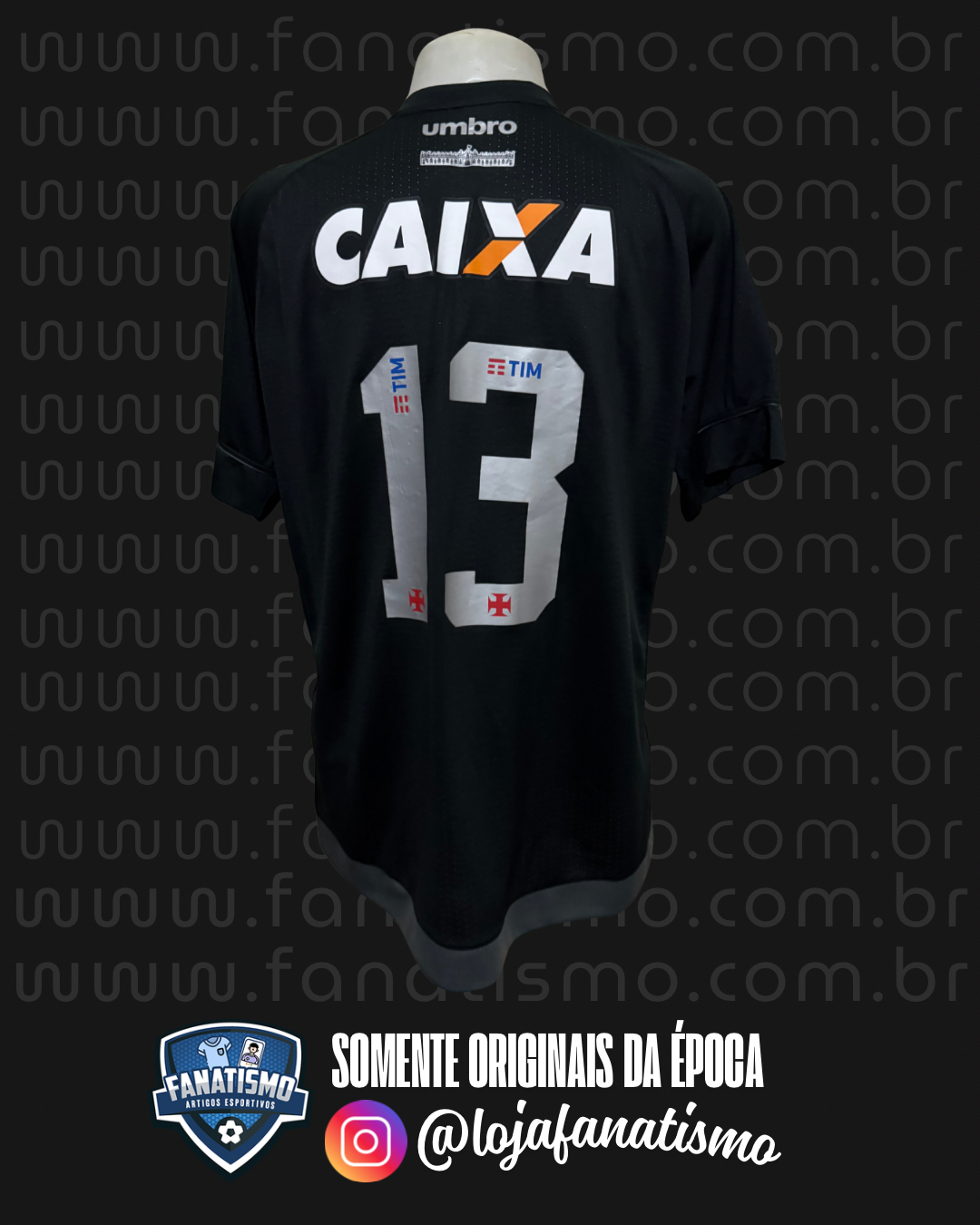 Camisa do Vasco Oficial III Umbro 2017 #13 Nova 3G - Imagem 2