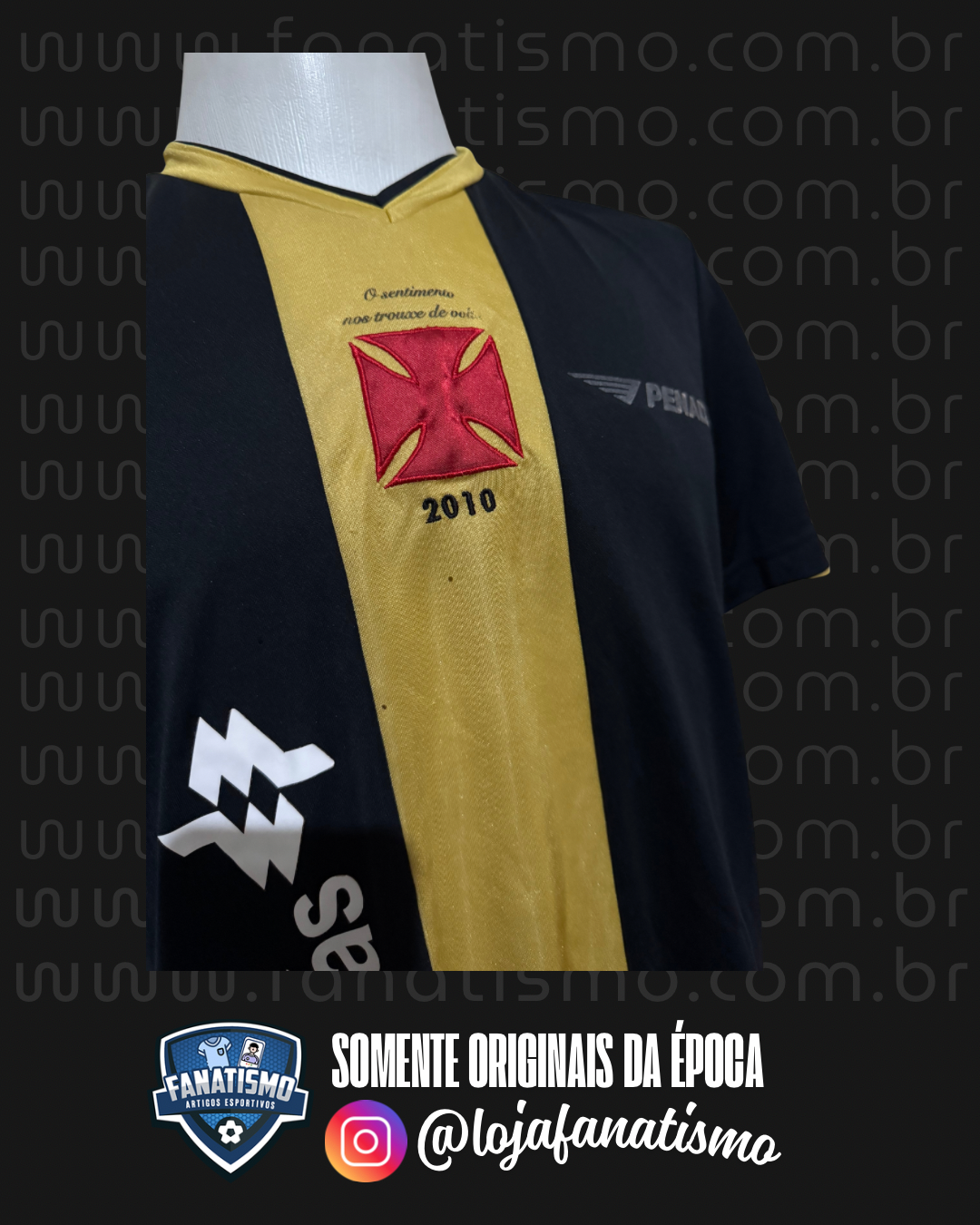 Camisa do Vasco Oficial III Penalty 2009 #12 M - Imagem 3