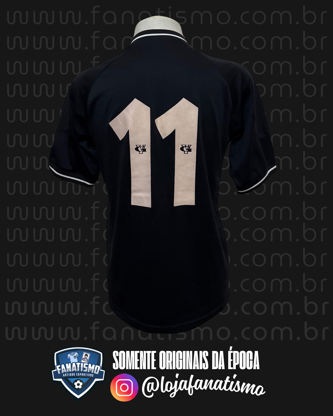 Camisa do Vasco Oficial III VG 2002 #11 Romário M - Imagem 2