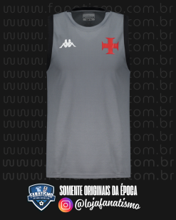 Regata do Vasco Oficial Treino Cinza Atleta Kappa 2025 Nova