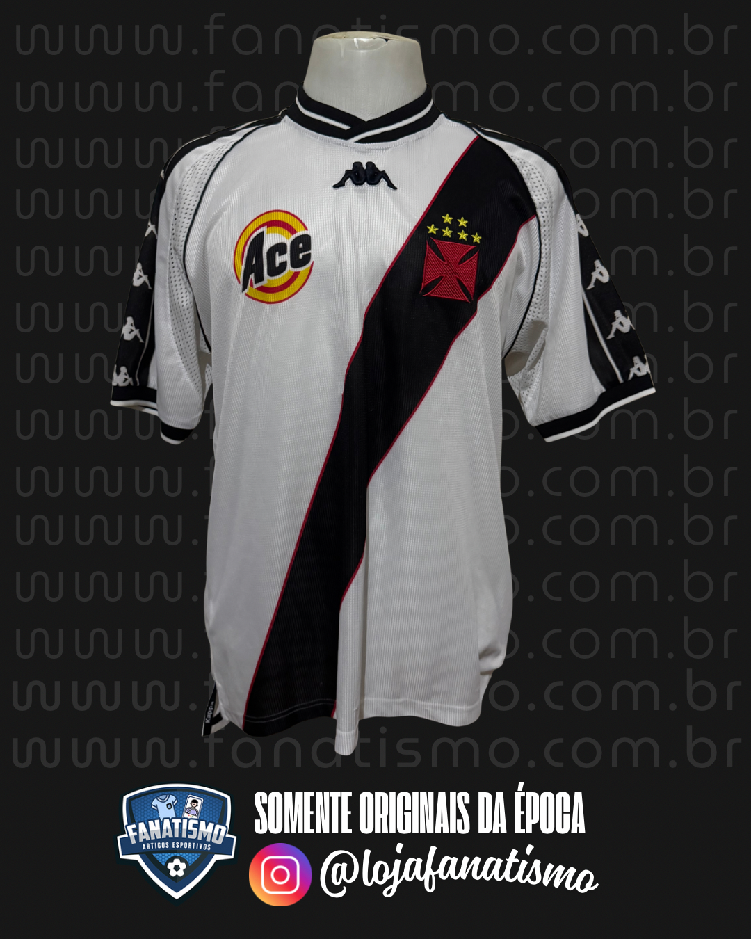 Camisa do Vasco Oficial II Kappa 1999/2000 #11 Romário G