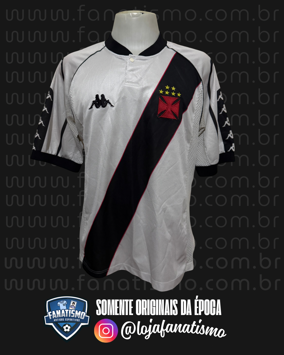 Camisa do Vasco Oficial II Kappa 1999 #10 G