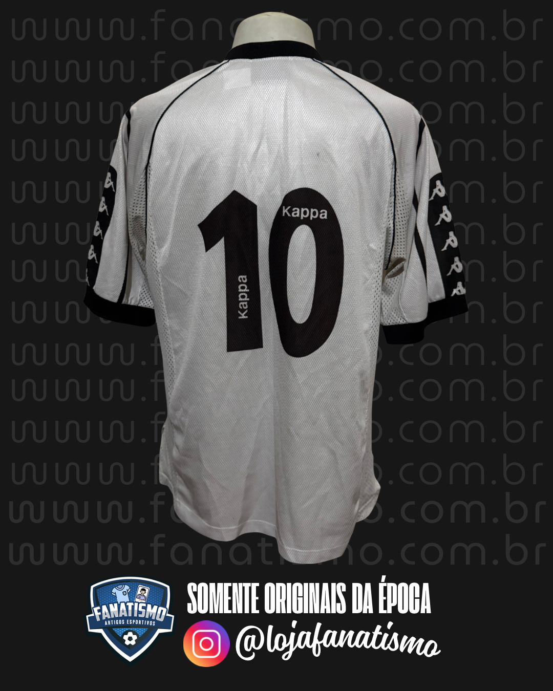 Camisa do Vasco Oficial II Kappa 1999 #10 G - Imagem 2