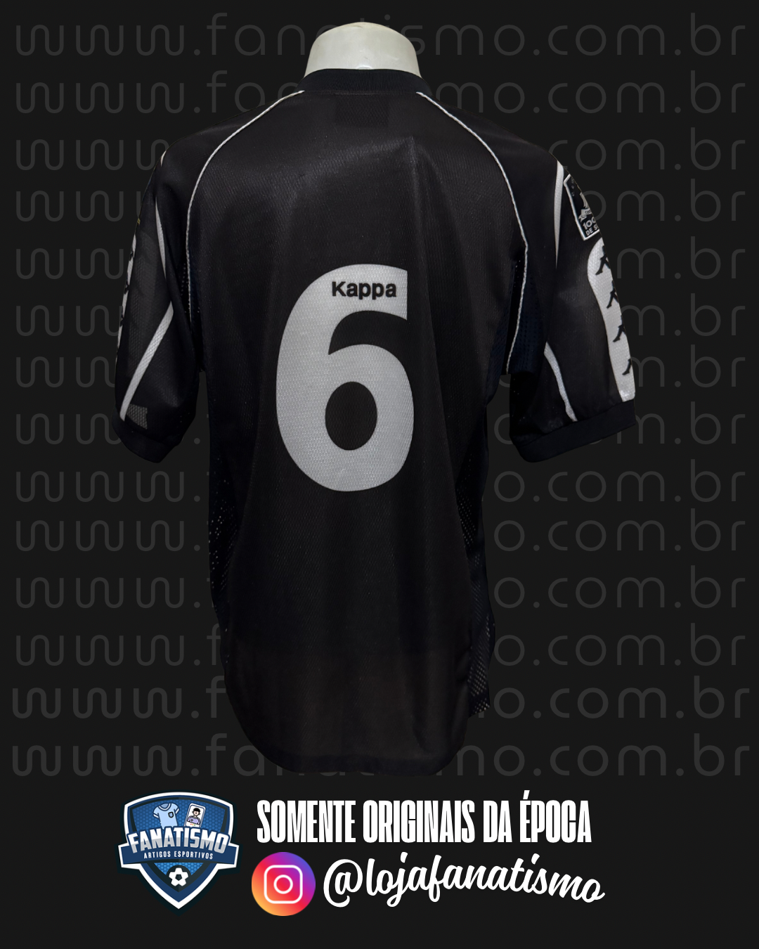 Camisa do Vasco Oficial I Kappa 1998 #6 Felipe G - Imagem 2