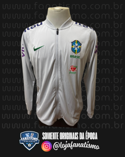 Jaqueta da Seleção Brasileira Oficial Off-White Nike 2023/2024 C/Bolsos Nova G
