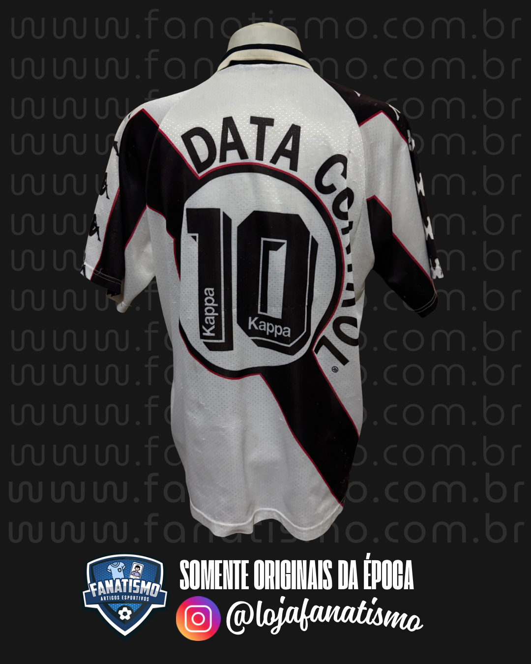 Camisa do Vasco Oficial II Kappa 1996/1997 #10 Edmundo SG - Imagem 2