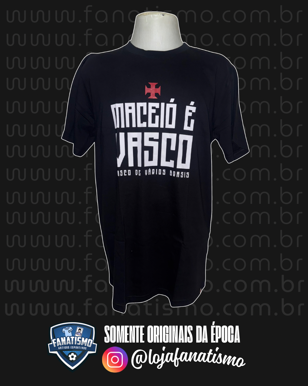 Camisa “Maceió é Vasco - Vasco de Todos os Brasis - Nordeste é Vasco” Nova GG