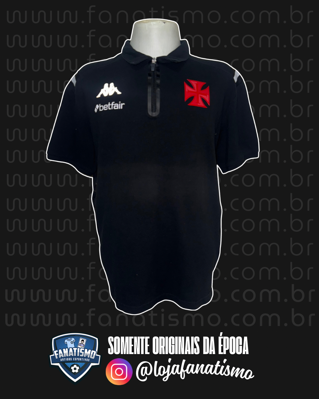 Camisa do Vasco Oficial Polo Kappa 2024/2025 GG