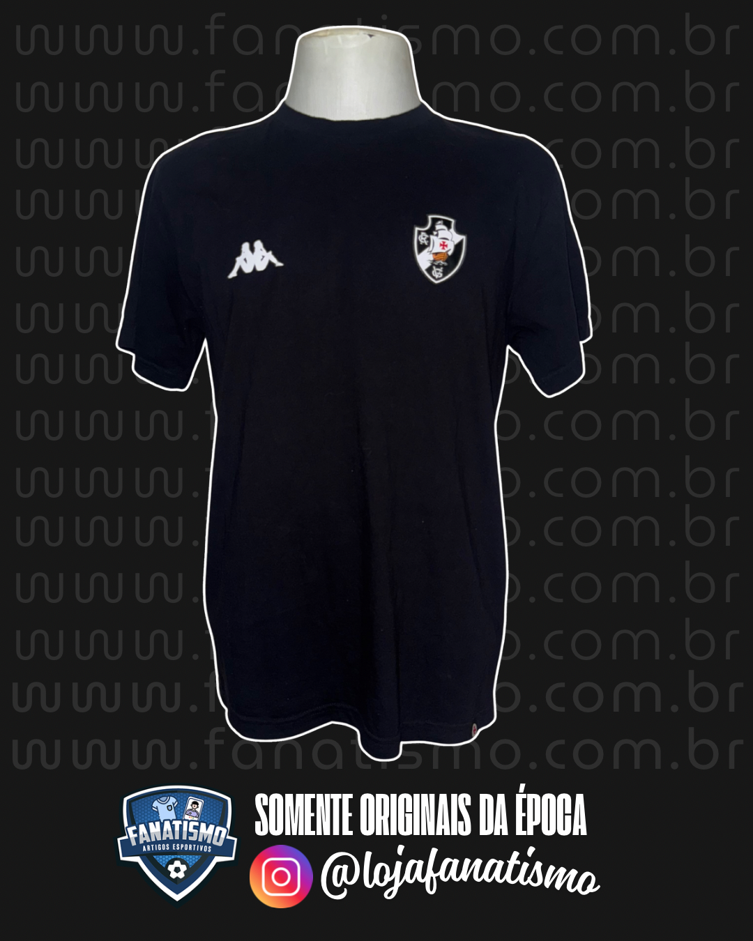 Camisa do Vasco Oficial Escudo Comissão Técnica Beme/Kappa 2025