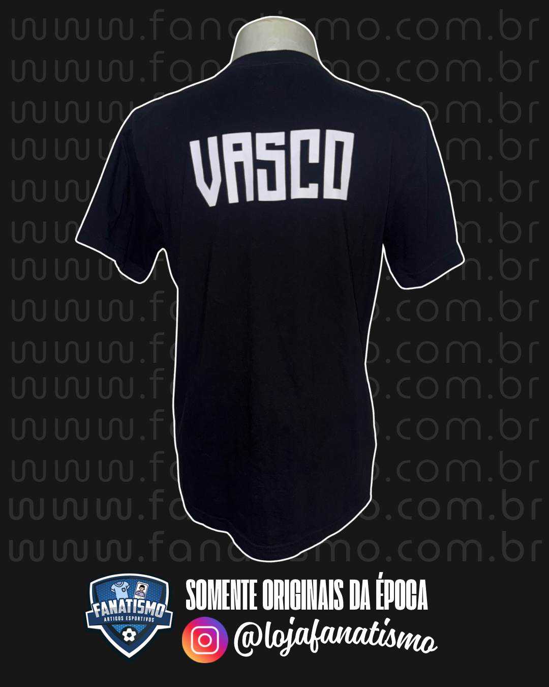 Camisa do Vasco Oficial Escudo Comissão Técnica Beme/Kappa 2025 - Imagem 2