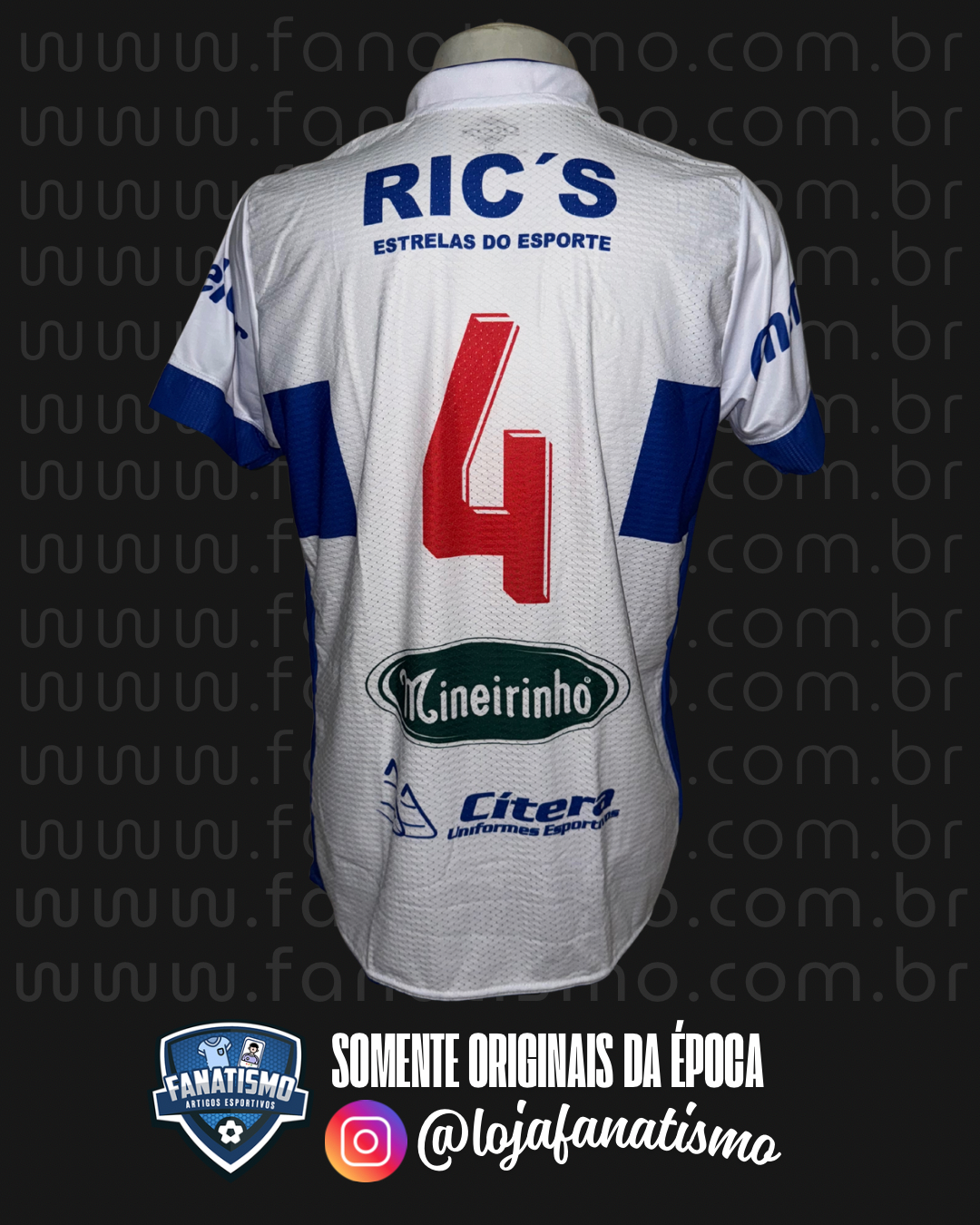 Camisa do Olaria/RJ Oficial II Cítera 2024 #4 Usada em Jogo G - Imagem 2
