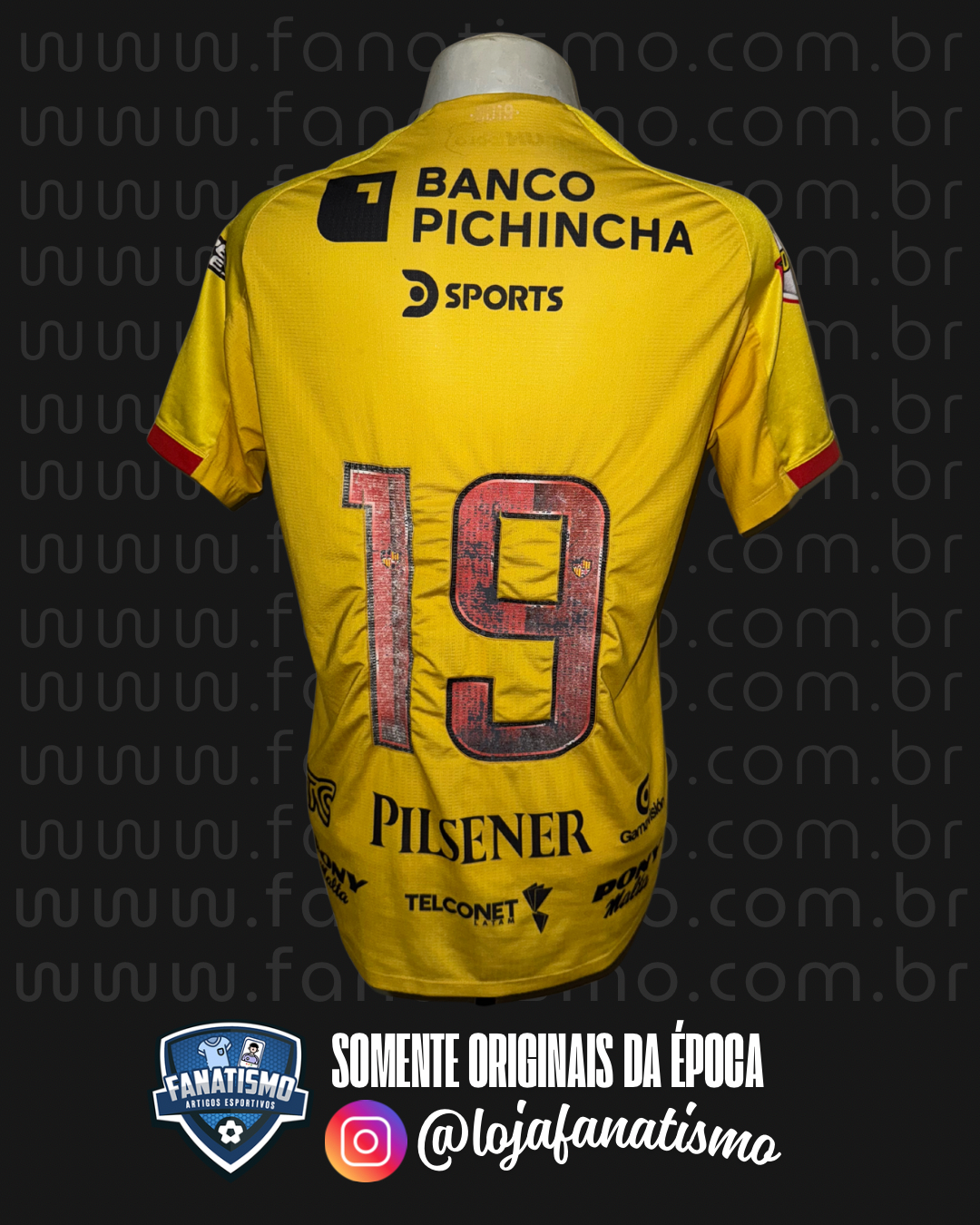 Camisa do Barcelona/EQU Oficial I Marathon 2018/2019 #19 De Jogo - Imagem 2
