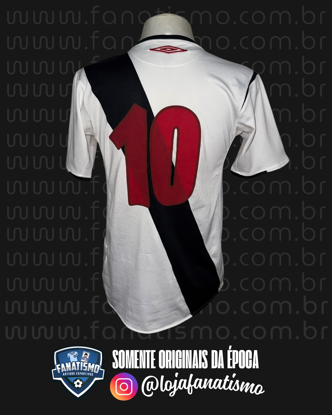 Camisa do Vasco Oficial II Umbro 2006 #10 Coleção Diamante M - Imagem 2